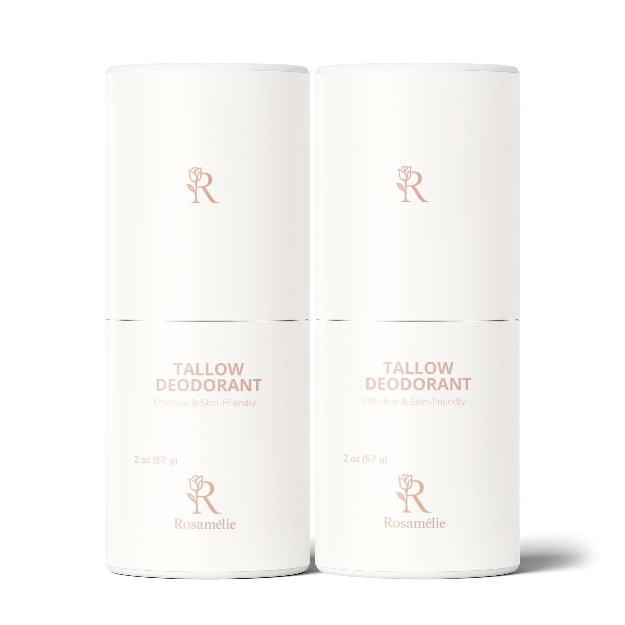 2 Pack Natural Tallow Deodorant Stick
