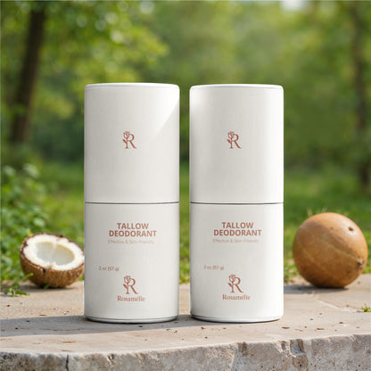 2 Pack Natural Tallow Deodorant Stick
