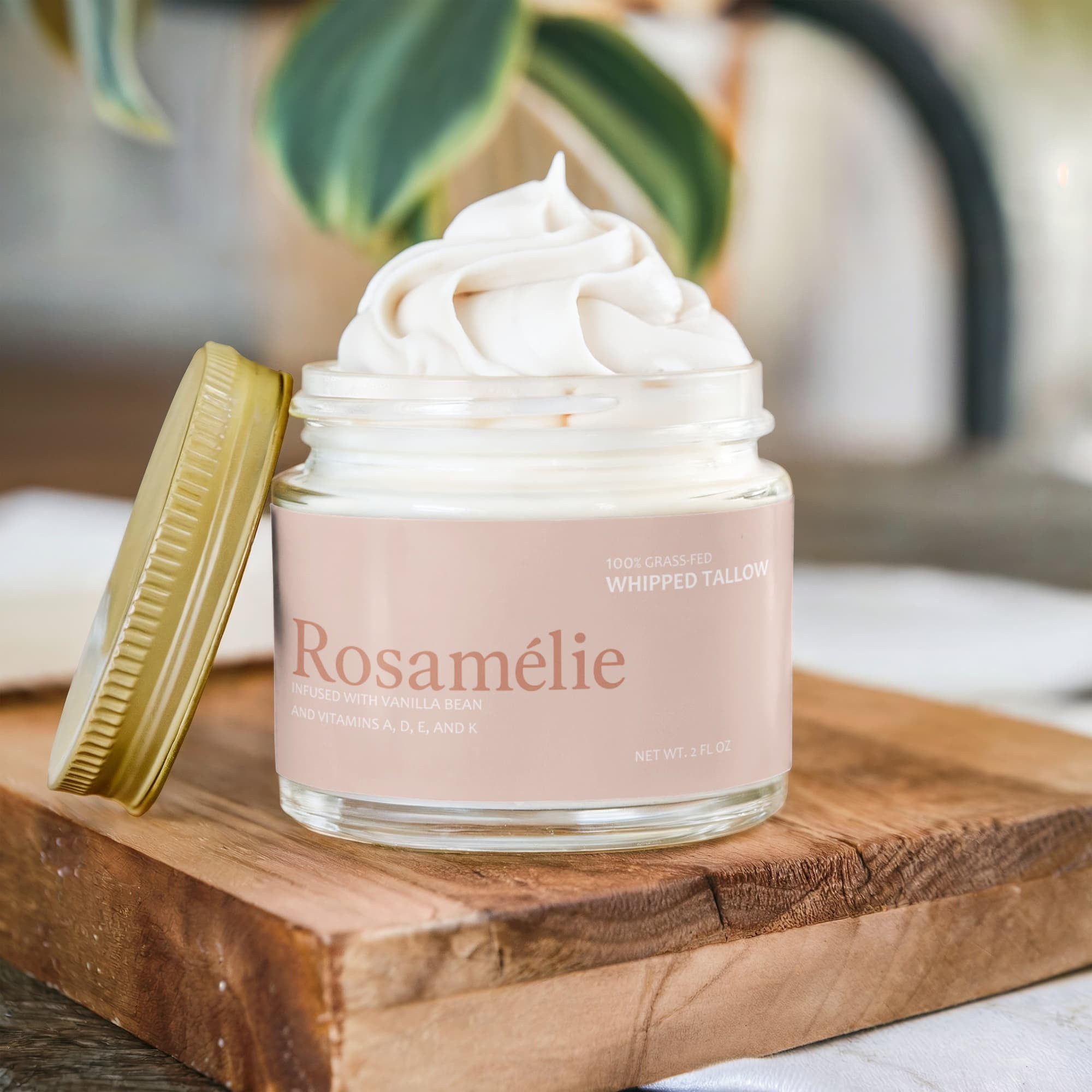 Vanilla Infused, Whipped Tallow Balm
